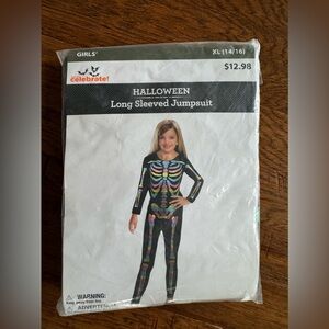 Celebrate Halloween Girl’s Skeleton‎ Jumpsuit